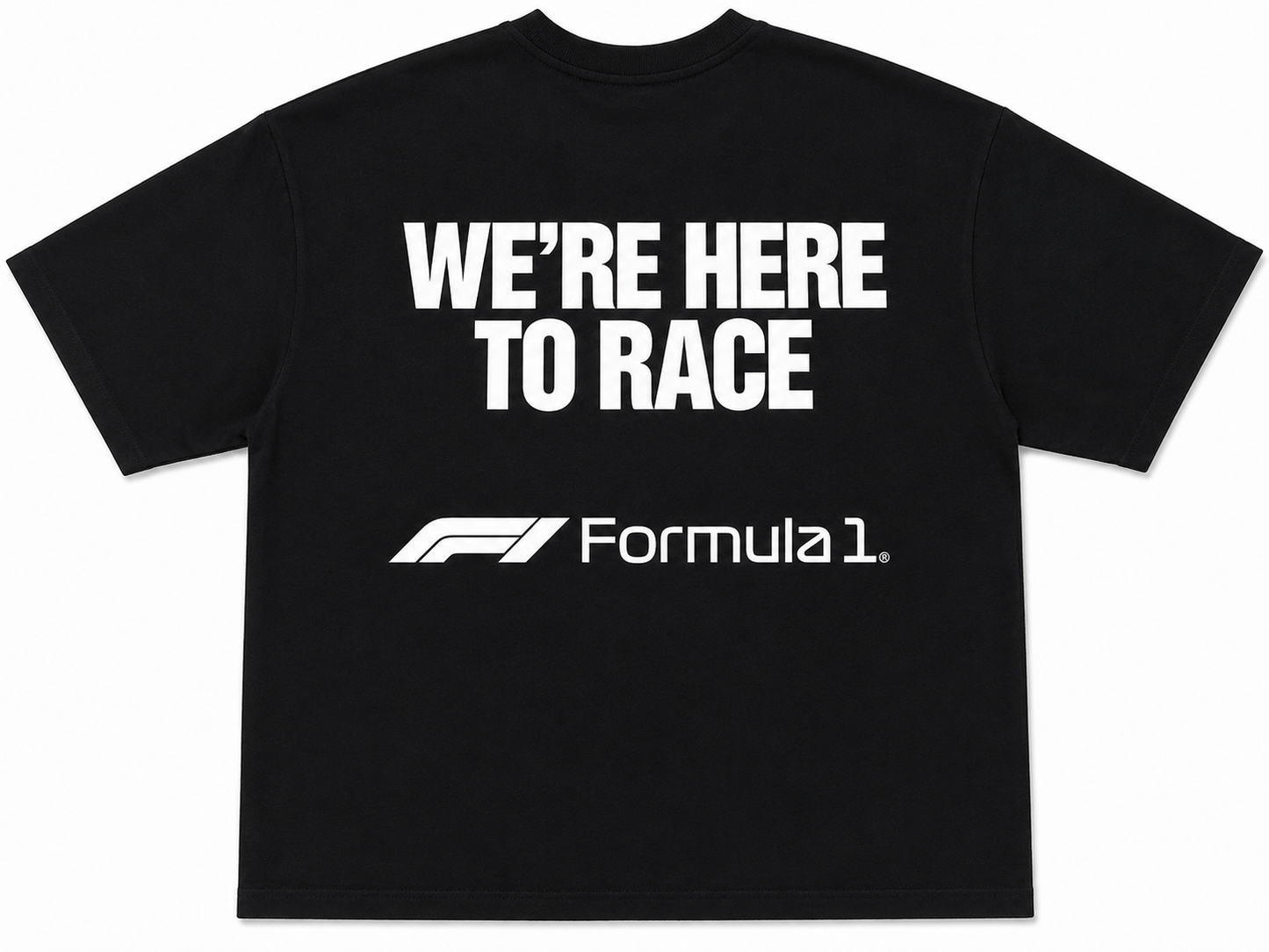 F1 "Here to race" Graphic